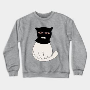 Gangster cat Crewneck Sweatshirt